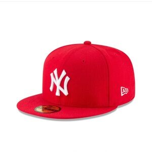 New Era New York Yankees mens red hat